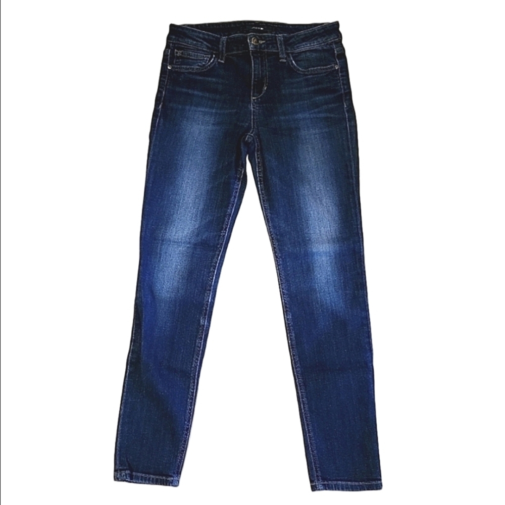Joe's Skinny Ankle Jeans Dark Wash Mid Rise Straight Leg Stretch Denim Size 28